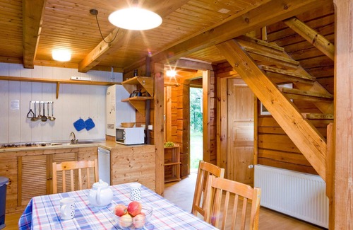 Hechthausen Apartment | Type D7 Karelian log cabin - Geesthof Holiday Park