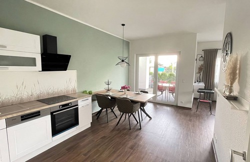 Werben Apartment | Vacation apartment on the Gurkenradweg with terrace