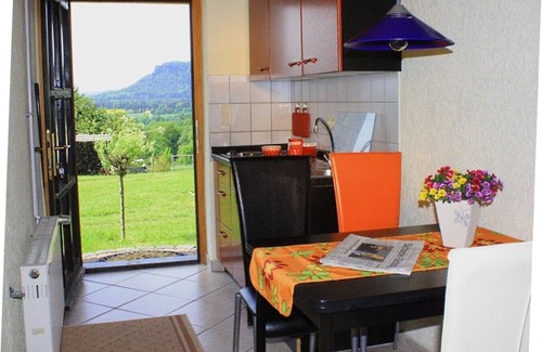 Porschdorf House | Vacation home "Schrammsteinblick" with a magnificent panoramic view