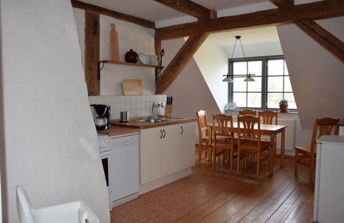 Vogelsang-Warsin Apartment | Vacation in a historic atmosphere, close to the beach with sauna and large garden