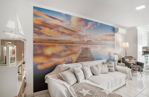 Arguineguin Apartment | Vacation Studio 'Estrella Del Mar Amazing Loft Casa' with Mountain View