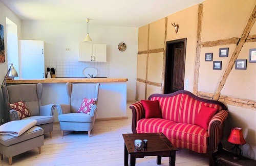 Kogel Apartment | Vacation under thatch - Forsthaus Kölzin near Zarrentin - Apartment Schaale