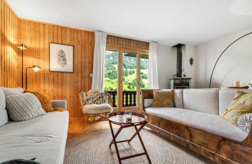 Val d'Illiez Apartment | Val d'Illiez, 6 pers - balcon et vue - parking