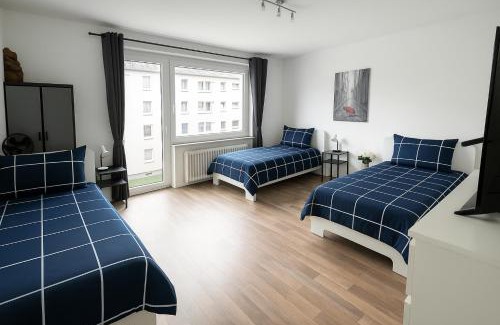 Remscheid Apartment | VAZ Apartments Freiheit 2 für Monteure, Küche, TV, WLAN, Balkon