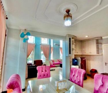 Sukaraja Villa | Vila Princess,Sentul 4bedroom dan Tenda Camping,Private pool, Tenis meja, mini billiard, Karaoke, Ayunan,BBQ, 08satu3 80satu6 4satu5satu