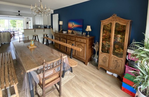 Merville-Franceville-Plage House | Villa Mirabelle with garden near the beach