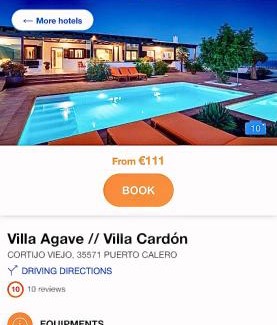 Yaiza Villa | Villa Agave/Villa Cardón