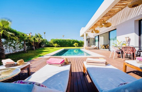 El Aggada Villa | Villa Alanaé Avec Piscine Chauffée Marrakech à 10 min du Centre