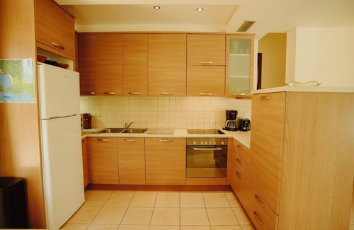 Agios Vasileios House | Villa Alkisti, private pool, near the beach, located in the center of village