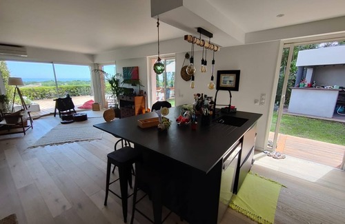 Villeneuve-Loubet Villa | Villa Azur - Vue mer/Sea View