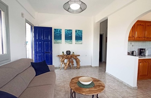 Aipeia Villa | Villa Blue Cocoon - Chrani Messinia Peloponnese Sea View Rooftop Beach 550 m