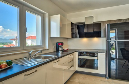 Njivice Villa | Villa in Njivice on the island Krk-swimming pool, BBQ, seaview, garden*