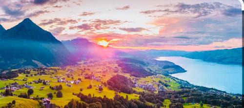 Leissigen Apartment | Villa Lakeview Appartment Tomori