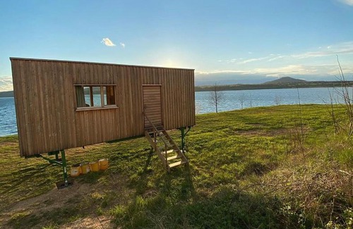 Deutsch Ossig House | Villa Larix-Das Vollholzhaus direkt am Berzdorfer See