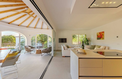 Moraira Villa | Villa Mar Alborán, Great Seaviews, 5-10 Min Easy Stroll Town & Beaches