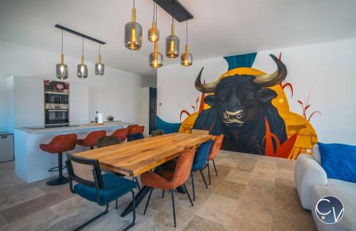 Saint-Quentin-la-Poterie Villa | Villa moderne tout confort-Jacuzzi-Piscine