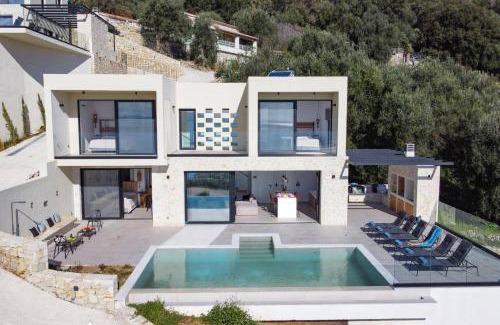 Petaleia Villa | Villa Nissaki View 2 by Villa Plus