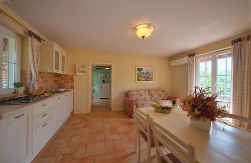 Cove Basina (Jelsa) Condo | Villa ROSA - Beautiful Mediterranean apartment Oliva with sea view and pool