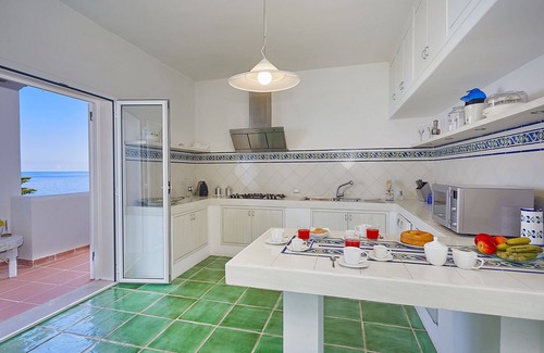 Bagheria Villa | Villa Smeraldo on the sea, with pool and garden