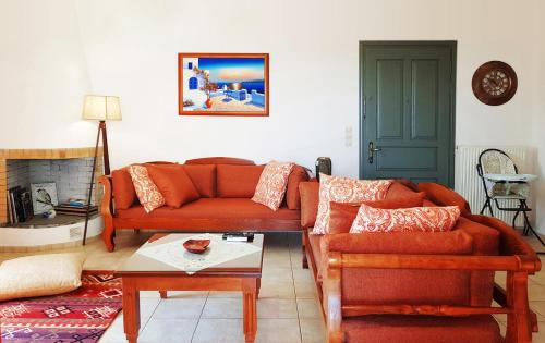 Agia Triada Villa | Villa Sunset with stunning sea view, kids area and hammocks on roof terrace