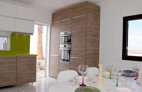 Charco del Palo Villa | Villa Tranquilidad with incredible private terrace and heated pool