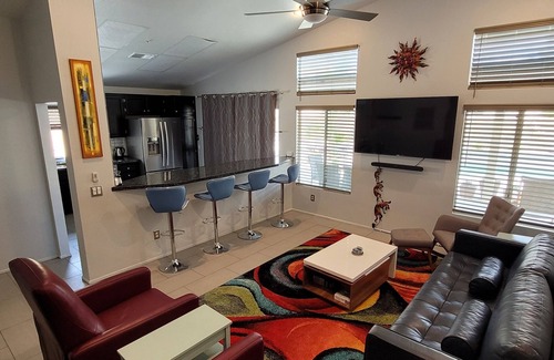 Rancho Del Oro House | Visit Sunny Haven! Private Pool & Spa - Family & Dog Friendly - Mountain Views