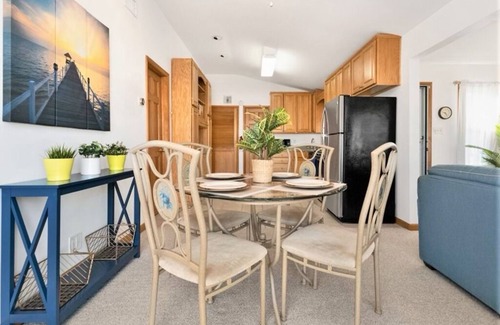 Mystic Island House | WATER FRONT BEACH BUNGALOW- SLEEPS 6 FIREPIT. GAME ROOM GAZEBO.