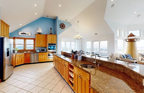 Avon House | Waterfront, dog-friendly home with private pool, hot tub, pier & beach