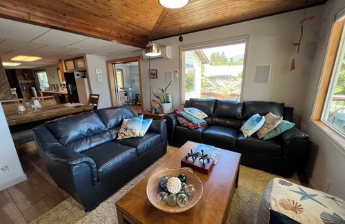 Ketchikan House | Waterfront home with a dock for your boat not far from the marina.