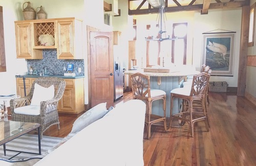 Galveston House | Waterfront Relaxation: Amazing Views, Fishing Off Back Porch! Bolivar Peninsula