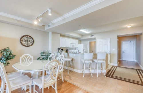 Panama City Beach Condo | Welcoming, beachfront condo with Gulf views, pools & fitness center