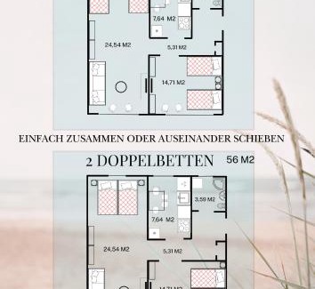 Wolthusen Apartment | WLAN,Smart TV,4 Betten, Zentral