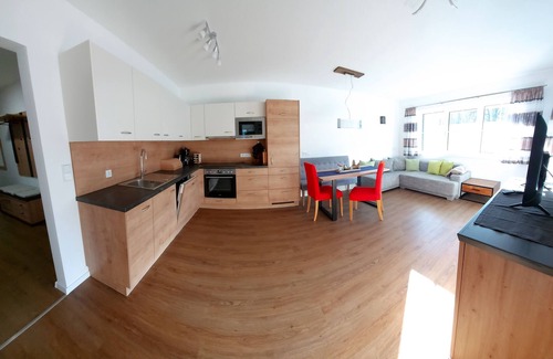 Muhldorf Apartment | Wohnen am Almufer, Direkt im Ortszentrum Grünau im Almtal - Zwillingskogel