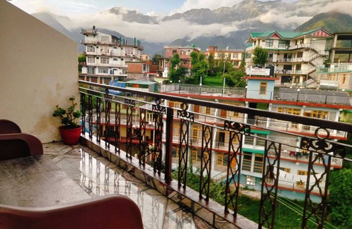 McLeod Ganj House | You can see hotel snow crest inn beautiful view from hotel mountain view