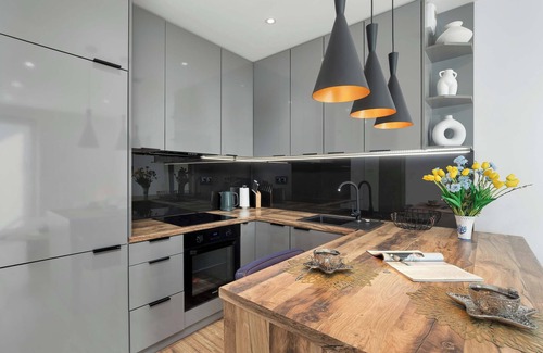 Rzeszow Apartment | Zaciszna 13 | Bright Apartment | Balcony