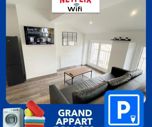 017 CHIC & COSY F2 53m2 HYPERCENTRE WIFI SMART TV NETFLIX