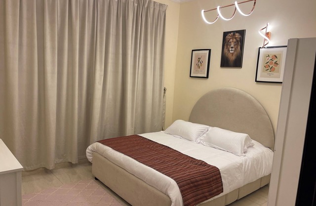 1-bedroom apartment with AC, WiFi inclosed to beach Alkhan and Dubai