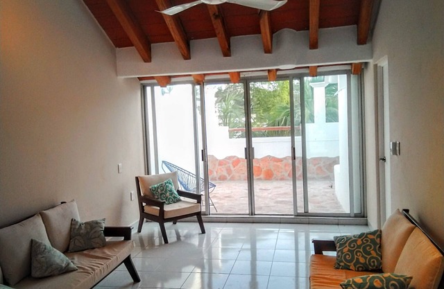 120M2 2 BR apt. In Chahue - pool. 5 min walk to sea & 1 min walk to supermarket!