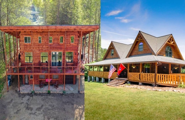 2 Log Cabins Retreat in the Smoky Mountains