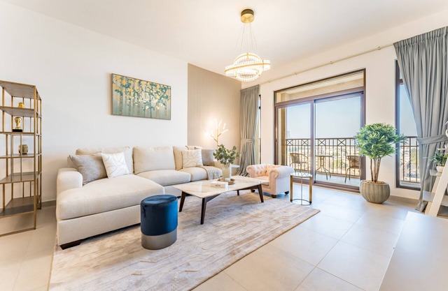 2BR with Balcony Overlooking Burj Al Arab, Exclusive Amenities & Steps from Iconic Landmark