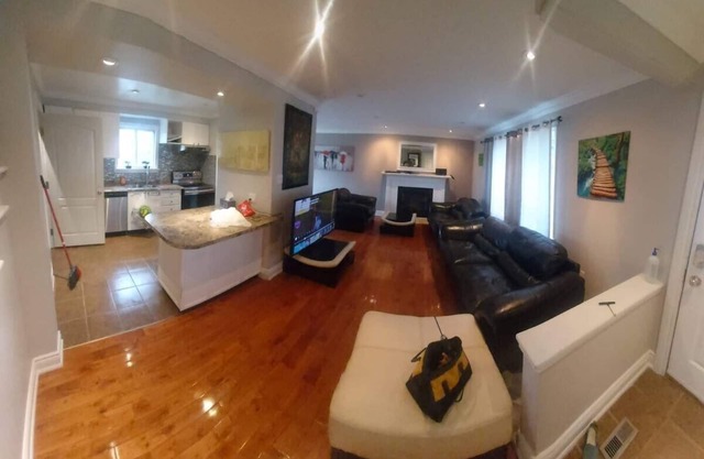 3 Bedrooms upstairs (Whole house without basement)