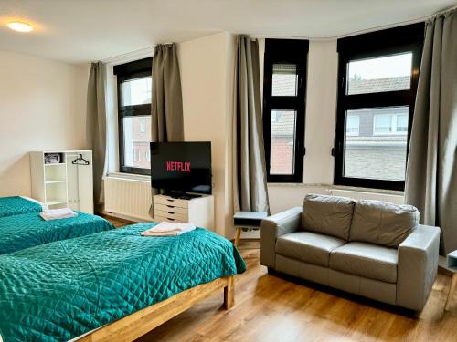 3 Rooms, free Parking, 25 min to Düsseldorf, 200 Mbps WLAN