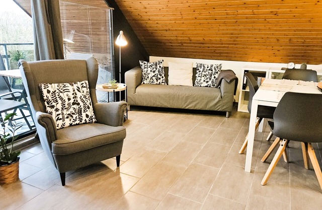 3 stars! DG apartment with a covered balcony in a quiet location!