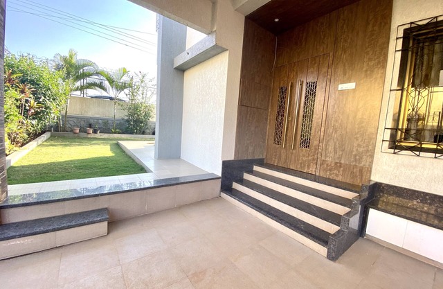 4BHK specious villa with large rooftop garden with mountain view