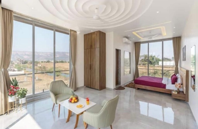 5BHK Delight -Mountain View/Steam Room, Pool table