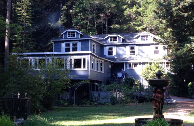 A bit of English charm nestled in the Redwoods of Sonoma. Perfect seclusion.