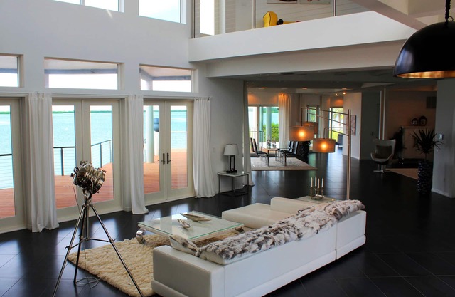 A Brand New 10,000 Square Foot, High-End Villa Estate - Right On The Ocean!