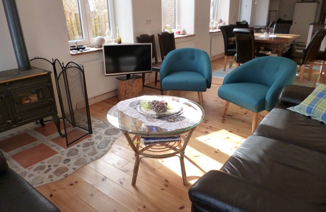 A break in the countryside with the dog between Flensburg and Sylt