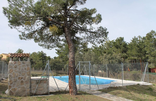 A cabin in a nature park
