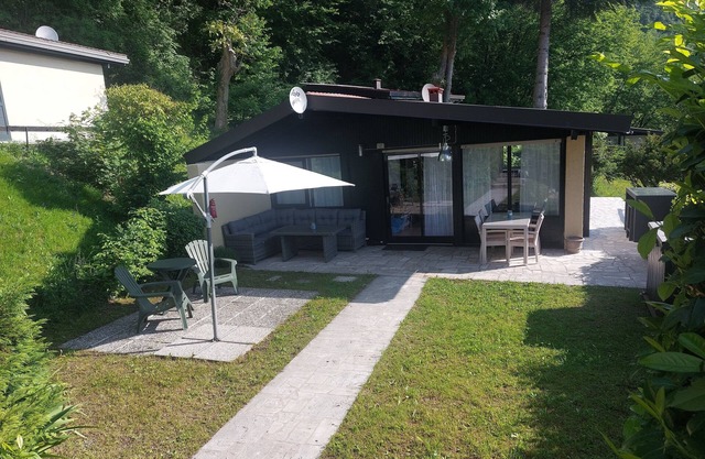 A fine bungalow in a beautiful vacation park with swimming pool.